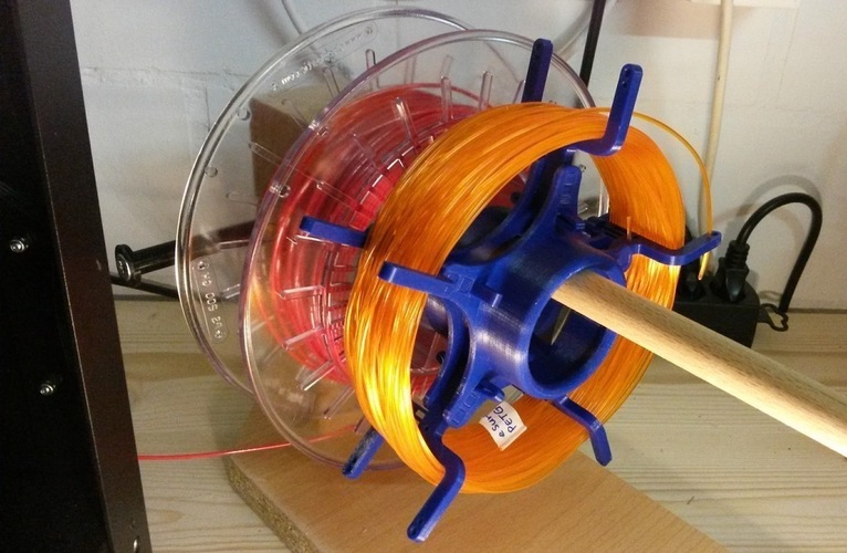 Unlockable loose Filament Spool 3D Print 120302