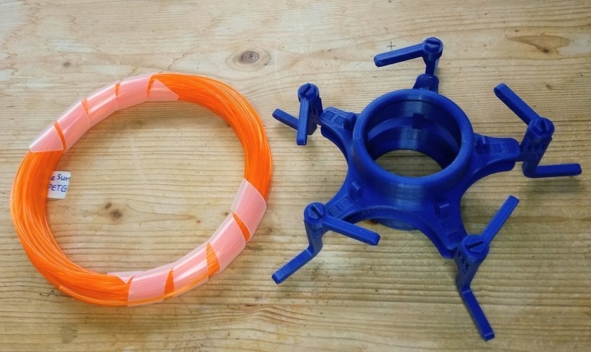 Unlockable loose Filament Spool 3D Print 120303