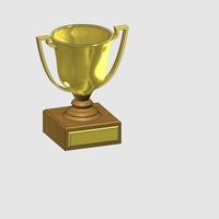 Small trophy 3D Printing 120366