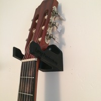 Small Guitar Wall Hanger  3D Printing 120371
