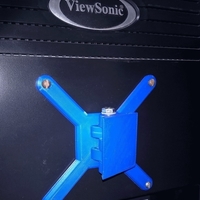 Small Wall mount monitor rotation VESA 100х100 & 75х75 3D Printing 120383