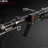 The E-11D blaster rifle 3D print model - Thumbnail 2