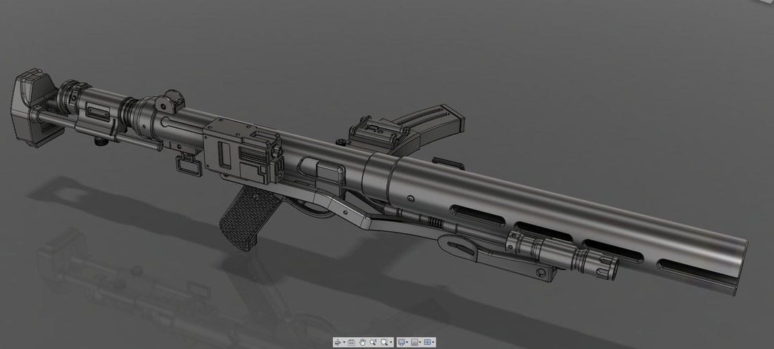 The E-11D blaster rifle 3D print model 3D Print 120569