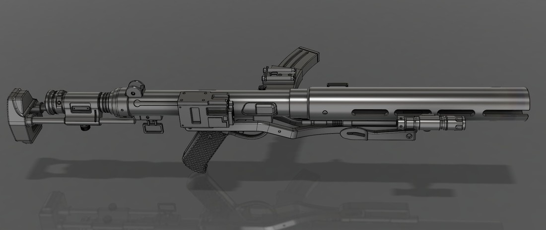 The E-11D blaster rifle 3D print model 3D Print 120570