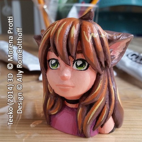 Teeko - Chirault Character Figurine  3D Print 120722