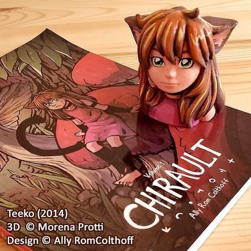 Teeko - Chirault Character Figurine  3D Print 120726
