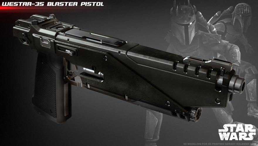 WESTAR 35 blaster  3D Print 120782
