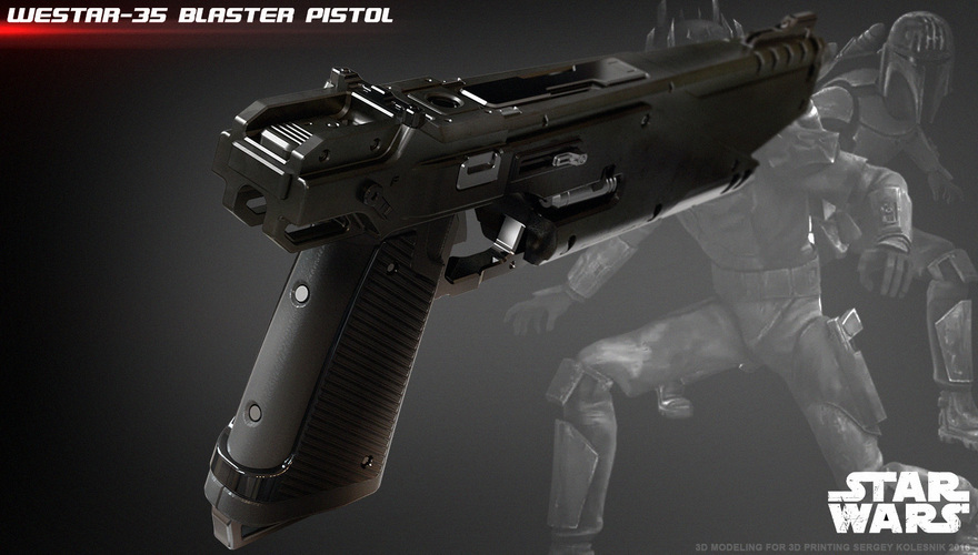 WESTAR 35 blaster  3D Print 120784