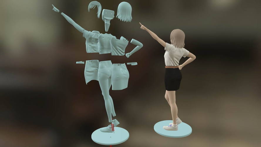 Freshy Girl 3D Printable Figure 3D Print 120964