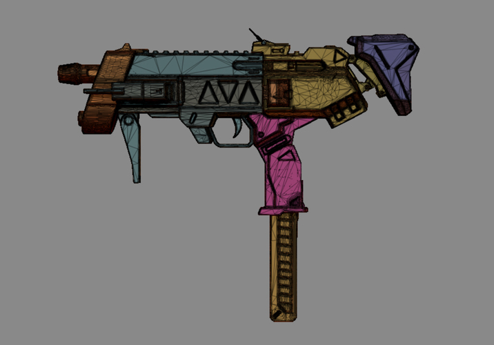 Sombra's Machine Pistol - Overwatch 3D Print 121008
