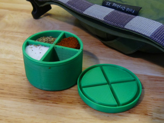 Spice Storage Container 3D Print 121232