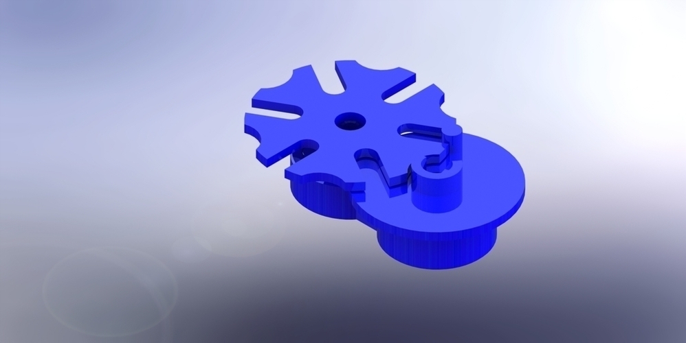 Geneva Drive Mechanism Assembly 3D Print 121277