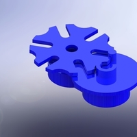 Small Geneva Drive Mechanism Assembly 3D Printing 121277