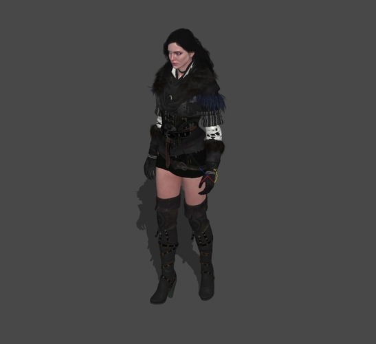  Yennefer - The Witcher 3 3D Print 121307