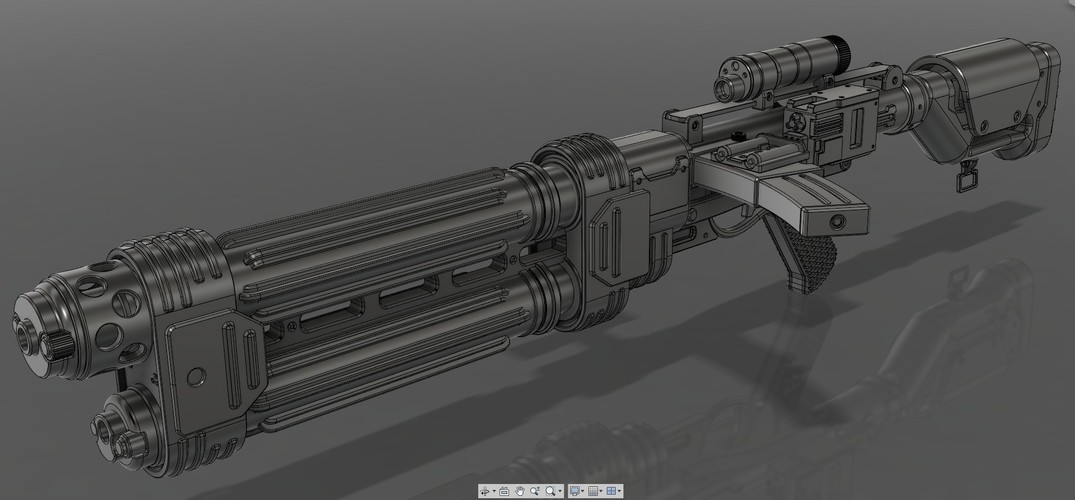 E-22 Blaster Rifle 3D Print 121490
