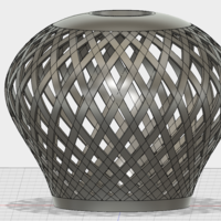 Small Funky lampshade 3D Printing 121688