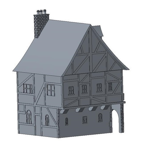 Another Tudor style house for Wargaming 3D Print 121848