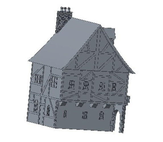 Another Tudor style house for Wargaming 3D Print 121850