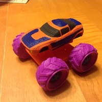 Small Mini Monster Rally Fighter With Suspension - REMIX 3D Printing 121900