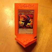Small Yu-Gi-Oh Card Trophy/Stand - REMIX 3D Printing 122044