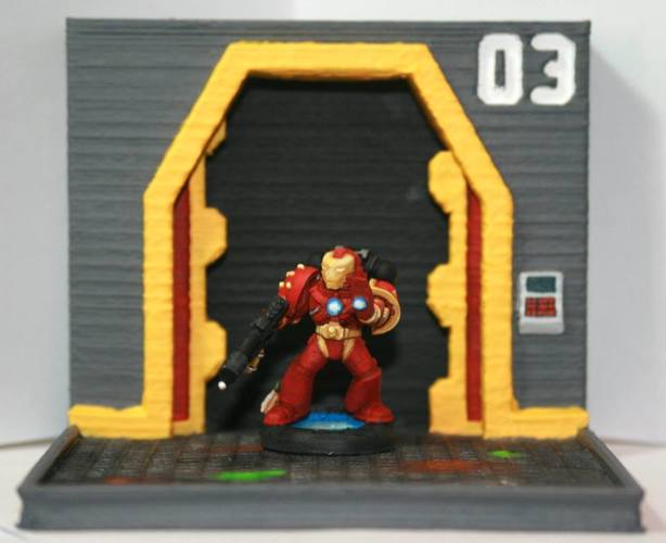 Bitz - Iron-man Marine Head 3D Print 122079