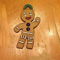 Small Gingerbread Man Ornament 3D Printing 122094