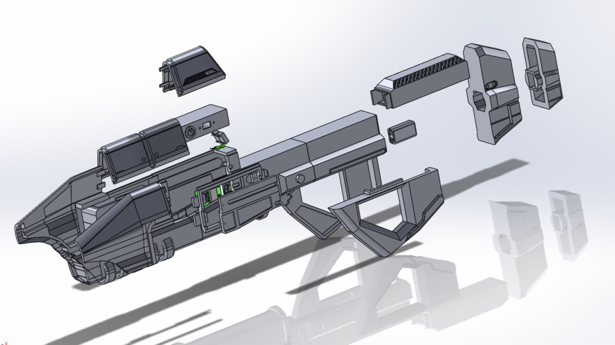 Halo assault rifle 3D Print 122129