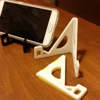 Small Folding Hinged Phone Stand (for large phones) 3D Printing 122350