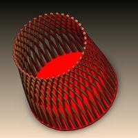 20cm/8" x 20cm/8" Helical Vase #9 - Thumbnail 2