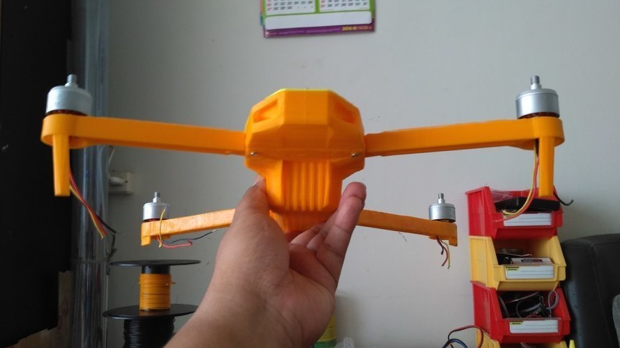 Foldable drone frame (Mavic look like) 3D Print 122662