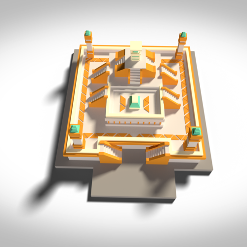Temple maya 3D Print 122740