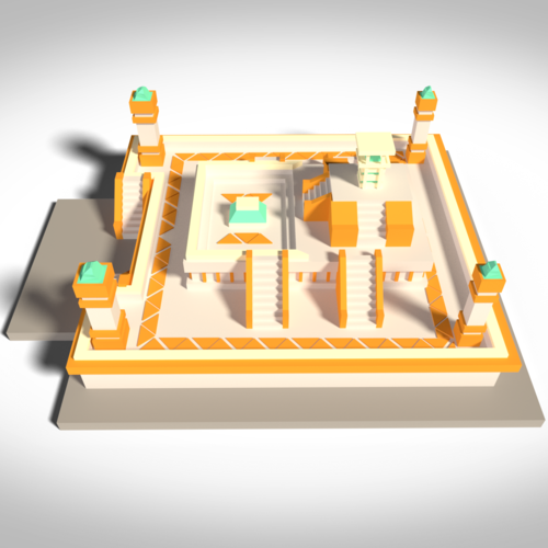 Temple maya 3D Print 122742