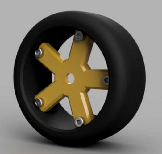 "Split Slick" - R/C Drift Wheel Kit 3D Print 122834