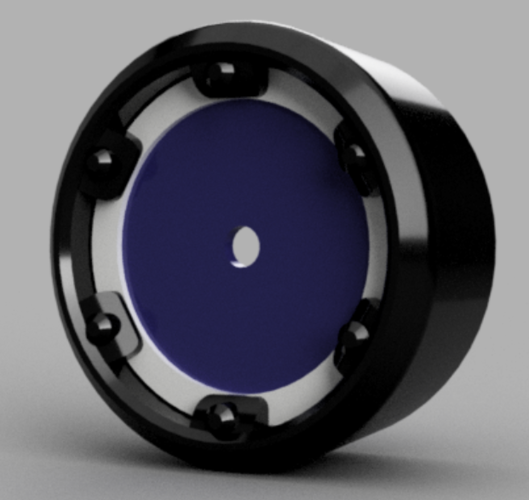 "Split Tilt" 4 degree Stanced Drift Wheel 3D Print 122857 "Split Tilt" 4 degree Stanced Drift Wheel 3D Print 122857