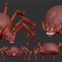 Small Demon Spider 3D Printing 122866