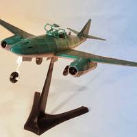 Small Messerschmitt Me 262 Model 3D Printing 12310