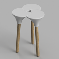 Small Cluster (the full size) Stool 3D Printing 123146