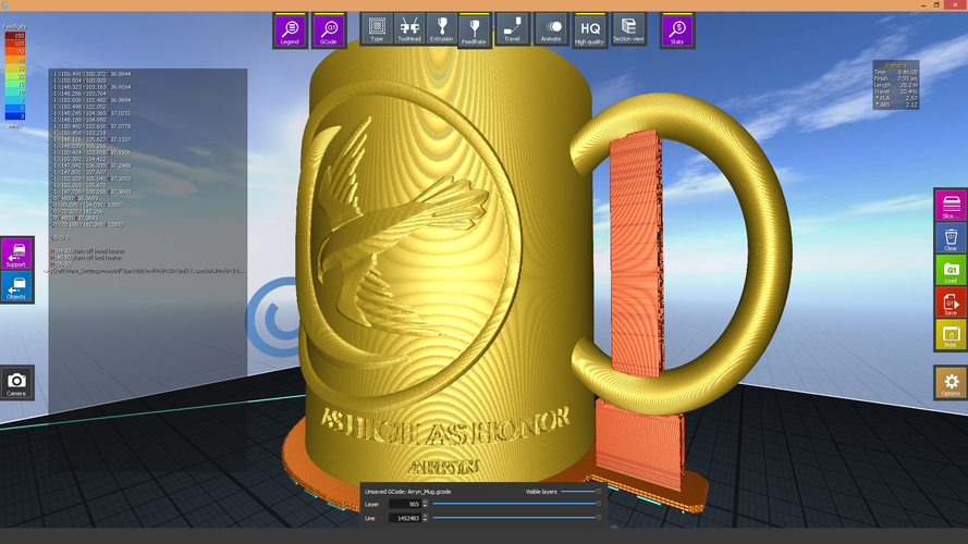 Game Of Thrones Arryn Coffee Mug 3D Print 123262