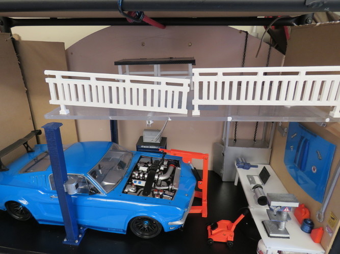RC Garage Railing 3D Print 123417