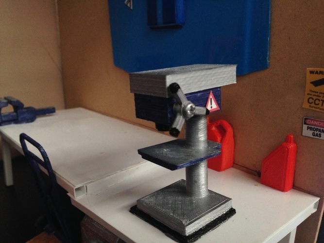 RC Drill Press 3D Print 123426