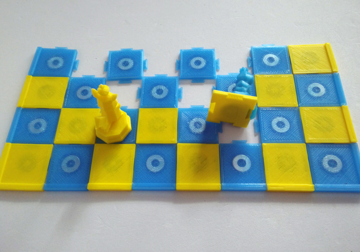 Pokemon Chess Set (Magnetic) 3D Print 123899
