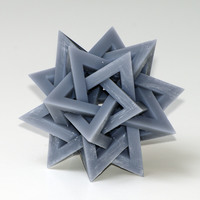 Small Five Hollow Tetrahedra 3D Printing 123990