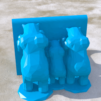 Small Bears family 3D Printing 124213