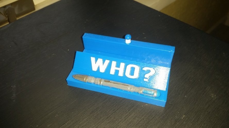 doctor who card holder 3D Print 124302