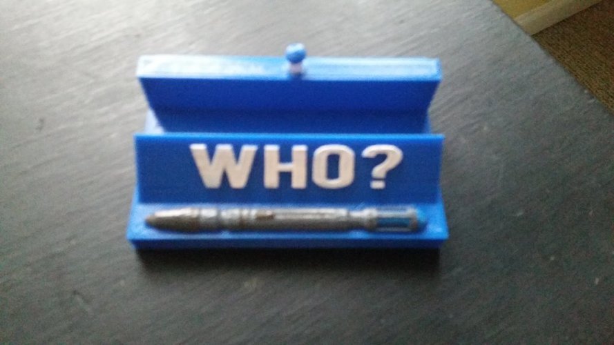 doctor who card holder 3D Print 124303