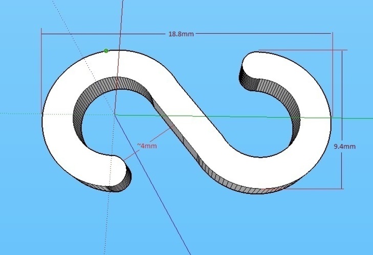 Ess "S" hook 3D Print 124391 Ess "S" hook 3D Print 124391