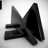 Small Nvidia Shield Vertical Stand 3D Printing 124477