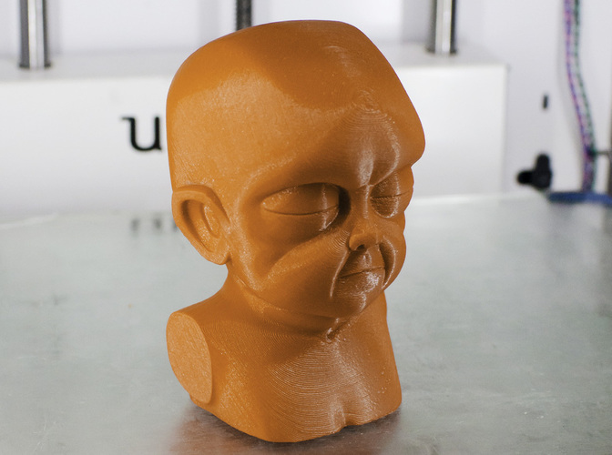 Creepy Baby Bust 3D Print 124766