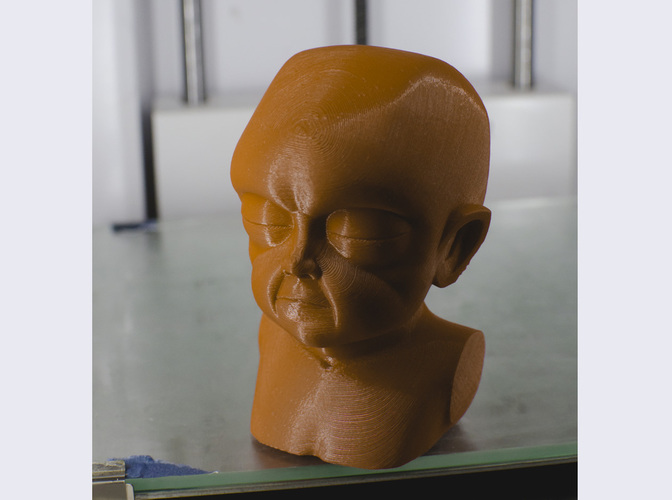 Creepy Baby Bust 3D Print 124767