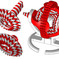 Small Gears - Candy Cane Remix 3D Printing 124777